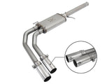 aFe Rebel Series CB 3in Middle Side Exit SS Exht w/Polish Tips 09-16 Chevy Silverado/GMC Sierra 1500 | 49-44062-P