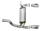 AFE aFe Rebel Series 2.5in 409 SS Axle-Back Exhaust w/ Polished Tips 2018+ Jeep Wrangler (JL) V6 3.6L 49-48067-P