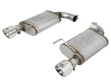 AFE aFe MACH Force-Xp SS Axle Back Exhaust w/Polished Tips 15-17 Ford Mustang GT V8-5.0L 49-43105-P
