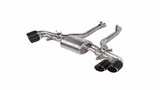 Akrapovic Slip-On Line (Titanium) w/Carbon Fiber Titanium Tips - BMW / F95 / F96 / X5M / X6M | S-BM-T-16H