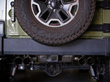 AFE aFe Vulcan Series 2.5in 304 SS Axle-Back Exhaust Black 07-18 Jeep Wrangler (JK) V6-3.6/3.8L 49-38086-B