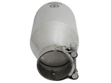aFe Takeda 304 Stainless Steel Clamp-On Exhaust Tip 2.5in. Inlet / 4.5in. Outlet / 9in. L - Polished | 49T25454-P09