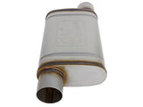 MACH Force-Xp 409 SS Muffler 3in ID Offset/Offset x 4in H x 9in W x 14in L - Oval Body | 49M00030
