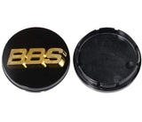 BBS Black & Gold Center Cap (Sold Each) - 70.6mm 3-Tab | 56.24.073