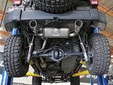 AFE aFe Rebel Series 2.5in 409 SS Axle-Back Exhaust w/Polished Tips 07+ Jeep Wrangler (JK) V6 3.6L/3.8L 49-48061-P