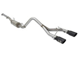 AFE aFe Rebel Series CB 2.5in Dual Center Exit SS Exhaust w/ Black Tips 07-15 Jeep Wrangler 3.6L/3.8L V6 49-48056-B
