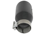AFE aFe MACH Force-Xp 3in 304 SS Metallic Black Exhaust Tip 3in In x 4-1/2in Out x 9in L Clamp-On Right 49T30451-B091