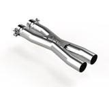 MBRP 12-21 Ferrari 812SF/812GTS/F12 6.3L/ 6.5L 3in Resonator Delete X-Pipe - T304 | S3900304