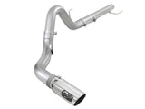 AFE aFe Atlas 4in Aluminized Steel DPF-Back Exh 18-19 Ford F-150 V6-3.0L (td) w/ Polished Tip 49-03106-P