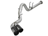 AFE aFe Power 11-14 Ford F250/F350 6.7L Diesel Rebel XD 4in 409 SS DPF-Back Exhaust System - Black Tips 49-43120-B