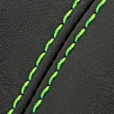 BFI MK7 Manual Shift Boot - Leather (GREEN STITCHING) | 5234-5G-508