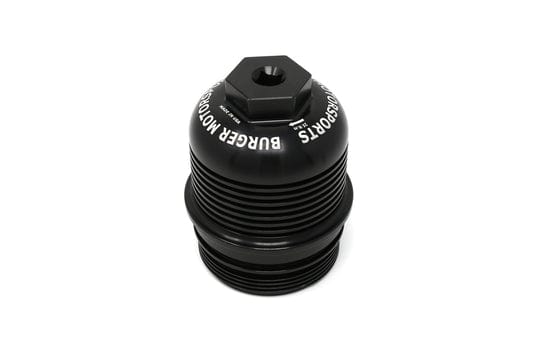 Burger Motorsports Black BMS Billet Oil Filter Cap -  BMW / Toyota B58 BMS-OFC-B58-BLK