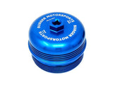 Burger Motorsports Anodized Blue Burger Motorsports Billet Oil Filter Cap - BMW / N54 / N55 / S55 / N52 / N20 / N26 bms-oilcap-blue