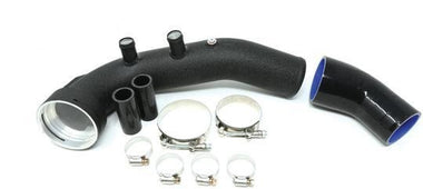 Burger Motorsports N54 w/ OEM DVs (Except 535i) BMS Aluminum Replacement Charge Pipe Upgrade for N54 E Chassis BMW Burger-N54-NonElite-AlumCP-N54OEM