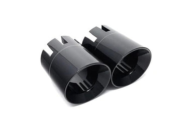 Burger Motorsports High Gloss Black Powder Coat Burger Motorsport F Chassis 3.5" Billet N55 & B58 Exhaust Tips BMS-Billet-f-n55-b58-slip-on-tips-Black