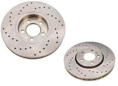 Zimmerman Front Zimmerman Cross Drilled Brake Rotor Set (312x25mm) | 8N0615301A