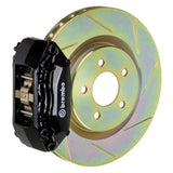 Brembo (330x28mm) / 1-Piece Slotted Type-1 / Black (A-Style - Cast 2-Piece Radial Mount) Brembo 4-Piston GT System (Front) - BMW / M3 (E30) 1A5.6003A1