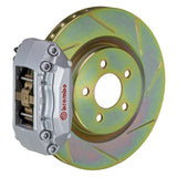 Brembo (330x28mm) / 1-Piece Slotted Type-1 / Silver (A-Style - Cast 2-Piece Radial Mount) Brembo 4-Piston GT System (Front) - BMW / M3 (E30) 1A5.6003A3