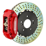 Brembo (328x28mm) / 2-Piece Drilled / Red (A-Style - Cast 2-Piece Radial Mount) Brembo 4-Piston GT System (Front) - VW / Mk4 1.8T / VR6 1A1.6011A2