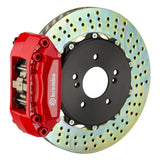 Brembo (328x28mm) / 2-Piece Drilled / Red (A-Style - Cast 2-Piece Radial Mount) Brembo 4-Piston GT System (Front) - Audi / A4 (B5) / A6 2.8 (C5) 1A1.6005A2