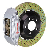 Brembo (332x32mm) / 2-Piece Drilled / Silver (B-H-Style - Cast 2-Piece Radial Mount) Brembo 4-Piston GT System (Front) - Audi / A4 (B5) / A6 2.8 (C5) 1B1.7001A3
