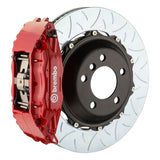 Brembo (355x32mm) / 2-Piece Slotted Type-3 / Red (B-H-Style - Cast 2-Piece Radial Mount) Brembo 4-Piston GT System (Front) - VW/Audi / A3 (8V) / GTI / Golf Alltrack (Mk7) 1H3.8015A2