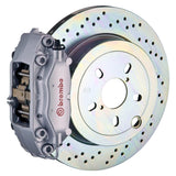 Brembo (309x28mm) / 1-Piece Drilled / Silver (C-Style - Cast 2-Piece Radial Mount) Brembo 4-Piston GT System (Rear) - Porsche / S / SC / Carrera 2C4.5001A3
