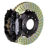 Brembo (328x28mm) / 2-Piece Drilled / Black (C-Style - Cast 2-Piece Radial Mount) Brembo 4-Piston GT System (Rear) - Mercedes-Benz / C/CLK-Class (Incl AMG) / SLK (non AMG) 2C1.6009A1