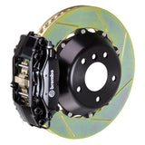Brembo (345x28mm) / 2-Piece Slotted Type-1 / Black (C-Style - Cast 2-Piece Radial Mount) Brembo 4-Piston GT System (Rear) - BMW / 330i/Ci (non xDrive) (E46) 2C2.8013A1