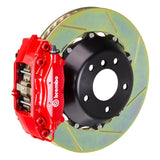 Brembo (345x28mm) / 2-Piece Slotted Type-1 / Red (C-Style - Cast 2-Piece Radial Mount) Brembo 4-Piston GT System (Rear) - BMW / 330i/Ci (non xDrive) (E46) 2C2.8013A2