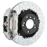 Brembo (345x28mm) / 2-Piece Slotted Type-3 / Silver (C-Style - Cast 2-Piece Radial Mount) Brembo 4-Piston GT System (Rear) - BMW / 325i/28i (non xDrive) (E9x) 2C3.8025A3