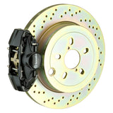 Brembo (294x19mm) / 1-Piece Drilled / Black (E-Style - Cast 2-Piece Axial Mount) Brembo 2-Piston GT System (Rear) - BMW / 318i/25i/28i (E36) 2E4.4001A1