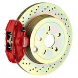 Brembo (294x19mm) / 1-Piece Drilled / Red (E-Style - Cast 2-Piece Axial Mount) Brembo 2-Piston GT System (Rear) - BMW / 318i/25i/28i (E36) 2E4.4001A2