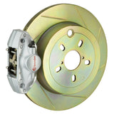 Brembo (294x19mm) / 1-Piece Slotted Type-1 / Silver (E-Style - Cast 2-Piece Axial Mount) Brembo 2-Piston GT System (Rear) - BMW / 318i/25i/28i (E36) 2E5.4001A3
