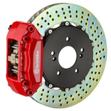 Brembo (320x28mm) / 2-Piece Drilled / Red (F-Style - Cast 2-Piece Radial Mount) Brembo 4-Piston GT System (Front) - BMW / 318i/23i/25i/28i (E36/E46) / Z3/4 (non xDrive) 1F1.6001A2