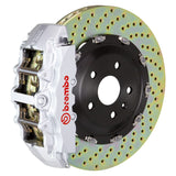 Brembo (380x34mm) / 2-Piece Drilled / Silver (G-Style - Cast Monobloc Radial Mount) Brembo 8-Piston GT System (Front) - Audi / Q7 (4L) 1G1.9037A3