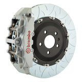 Brembo (380x34mm) / 2-Piece Slotted Type-3 / Silver (G-Style - Cast Monobloc Radial Mount) Brembo 8-Piston GT System (Front) - BMW / 7-Series (E65/E66) 1G3.9007A3