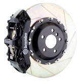 Brembo (411x34mm) / 2-Piece Slotted Type-1 / Black (L-Style - Cast Monobloc Radial Mount) Brembo 6-Piston GT System (Front) - Rolls-Royce / Ghost 1L2.9503A1