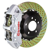 Brembo (380x32mm) / 2-Piece Slotted Type-3 / Red (M-Style - Cast Monobloc Radial Mount) Brembo 6-Piston GT System (Rear) - Ferrari / 360 Modena / F430 2M3.9002A2