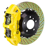 Brembo (355x32mm) / 2-Piece Slotted Type-3 / Black (M-Style - Cast Monobloc Radial Mount) Brembo 6-Piston GT System (Front) - VW / R32 (Mk4) 1M3.8026A1