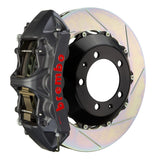 Brembo (380x32mm) / 2-Piece Slotted Type-1 / Black Hard Anodized (M-Style - Cast Monobloc Radial Mount) Brembo 6-Piston GT-S System (Front) - Porsche / Boxster/Cayman / S / T / GT-SS / Spyder (981.1/982) / C2/C4/S/GT-SS (991.1) 1M2.9040AS