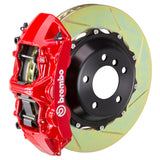 Brembo (355x32mm) / 2-Piece Slotted Type-1 / Red (M-Style - Cast Monobloc Radial Mount) Brembo 6-Piston GT System (Front) - Mercedes-Benz / C/E/SLK/CLK - Class (Including AMG) 1M2.8021A2