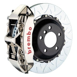 Brembo (380x32mm) / 2-Piece Slotted Type-3 / Nickel Plated (M-Style - Billet Monobloc Radial Mount) Brembo 6-Piston GT-R System (Rear) - Audi / R8 (Mk1) 2M3.9005AR
