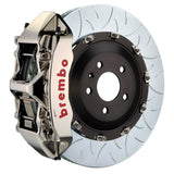 Brembo (380x34mm) / 2-Piece Slotted Type-3 / Nickel Plated (N-Style - Billet Monobloc Radial Mount) Brembo 6-Piston GT-R System (Front) - Maserati / Coupe/Spyder (4200GT-R) / GranSport 1N3.9015AR