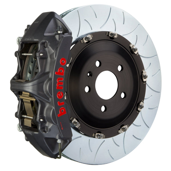 Brembo (380x34mm) / 2-Piece Slotted Type-3 / Black Hard Anodized (N-Style - Cast Monobloc Radial Mount) Brembo 6-Piston GT-S System (Front) - Mercedes-Benz / CLS550 / CLS400 (C218) 1N3.9028AS