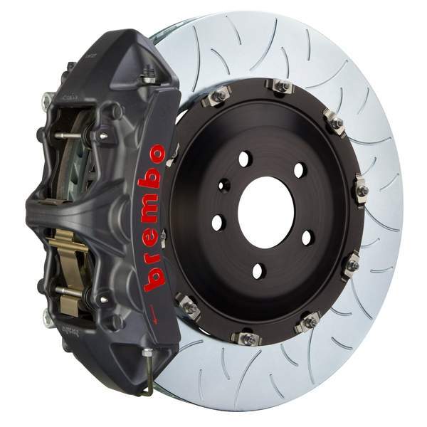 Brembo GT-S Systems 350x34 2-Piece 6-Piston Hard Anodized Slotted Type-3 Front | 1L3.8007AS