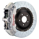 Brembo (380x34mm) / 2-Piece Slotted Type-3 / Silver (N-Style - Cast Monobloc Radial Mount) Brembo 6-Piston GT System (Front) - Maserati / Quattroporte / S / GT S / GranTurismo / S / Sport / MC / MC Stradale 1N3.9016A3