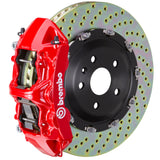 Brembo (380x34mm) / 2-Piece Drilled / Red (N-Style - Cast Monobloc Radial Mount) Brembo 6-Piston GT System (Front) - Mercedes-Benz / C450 / C43 AMG (W205) 1N1.9061A2