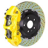 Brembo (380x34mm) / 2-Piece Drilled / Yellow (N-Style - Cast Monobloc Radial Mount) Brembo 6-Piston GT System (Front) - Mercedes-Benz / C450 / C43 AMG (W205) 1N1.9061A5