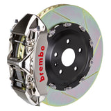 Brembo (380x34mm) / 2-Piece Slotted Type-1 / Nickel Plated (N-Style - Billet Monobloc Radial Mount) Brembo 6-Piston GT-R System (Front) - Audi / RS4 (B7) 1N2.9007AR